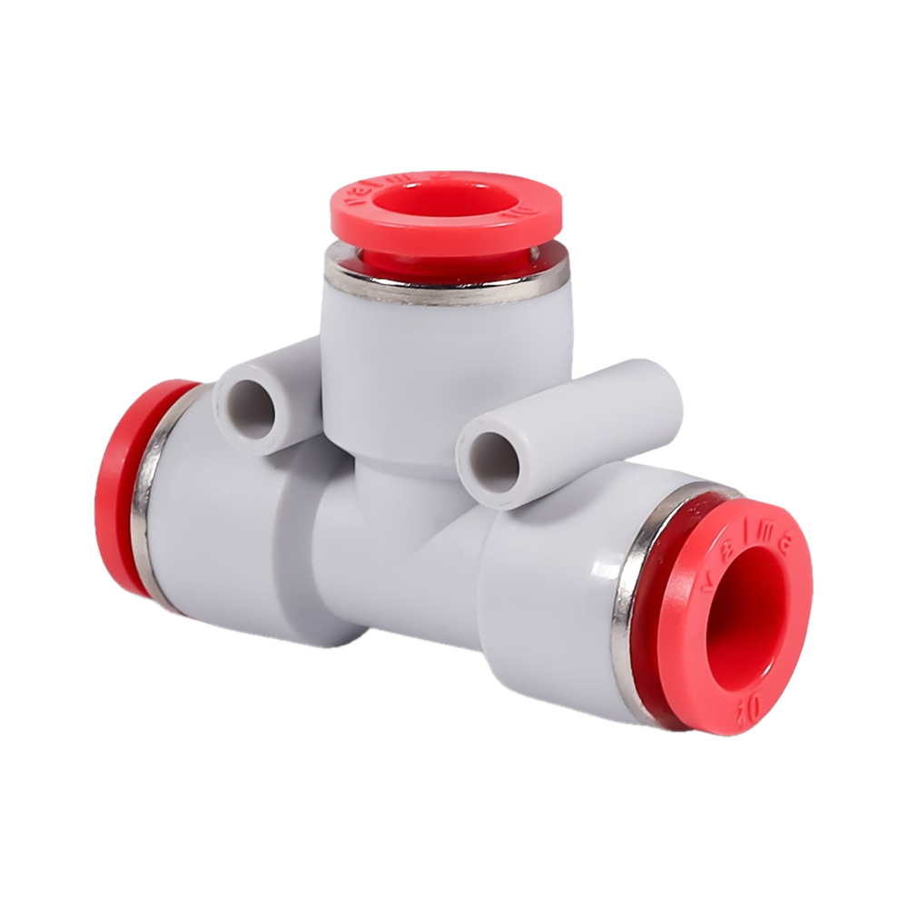 QP-UT-10-10 Фитинг тройник T-образный, 10мм x 10мм x 10мм