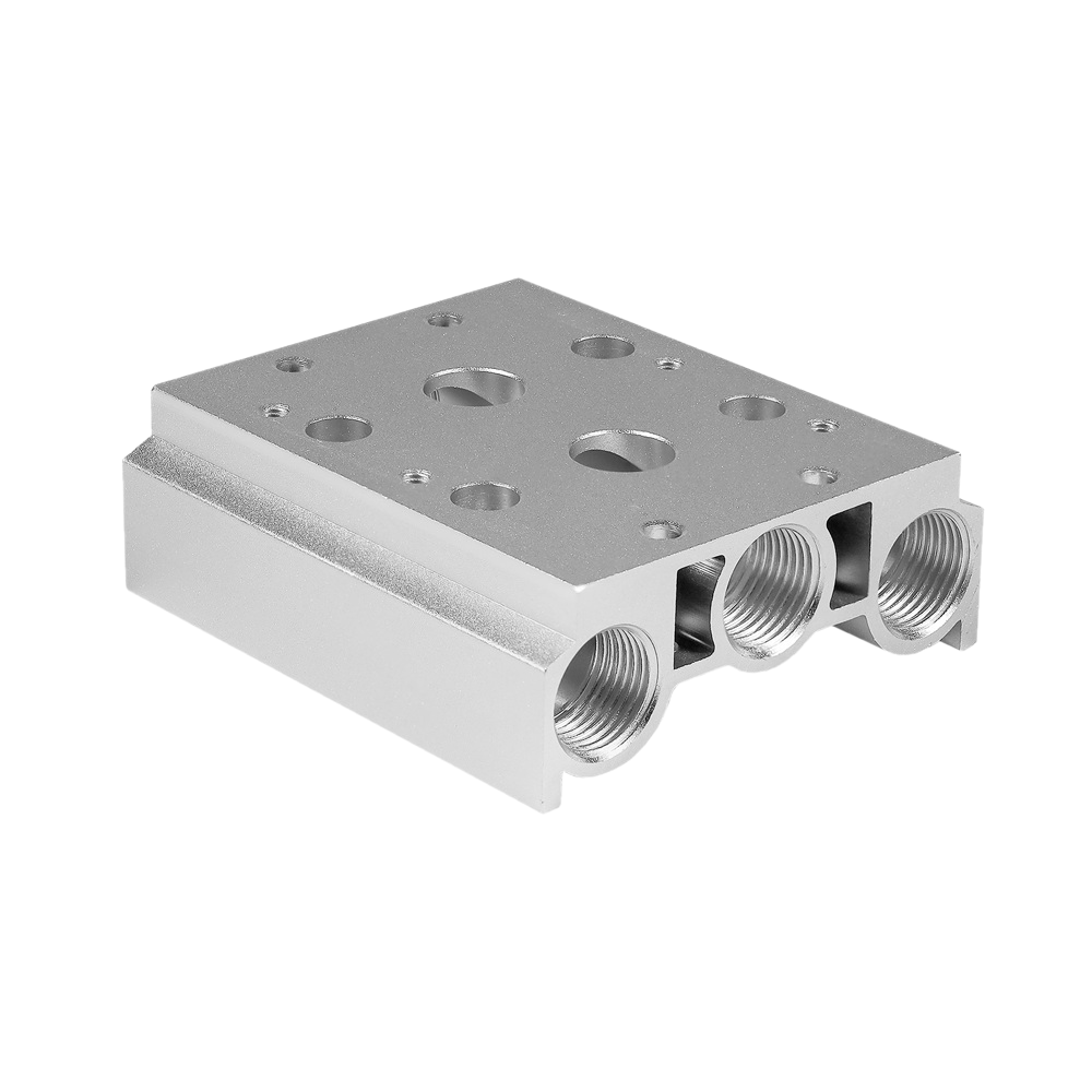 MPS-2-14 Монтажная плита для 2 распределителей PIV-S (5/2, 5/3)